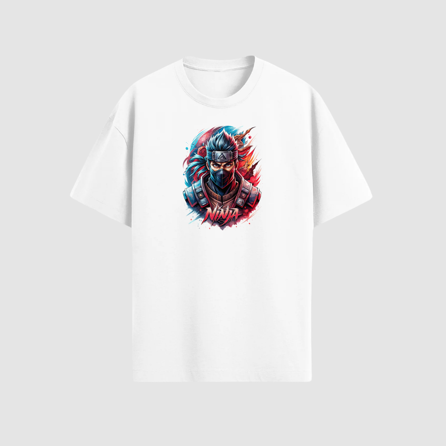 Tshirt Oversize Premium Kadın Beyaz